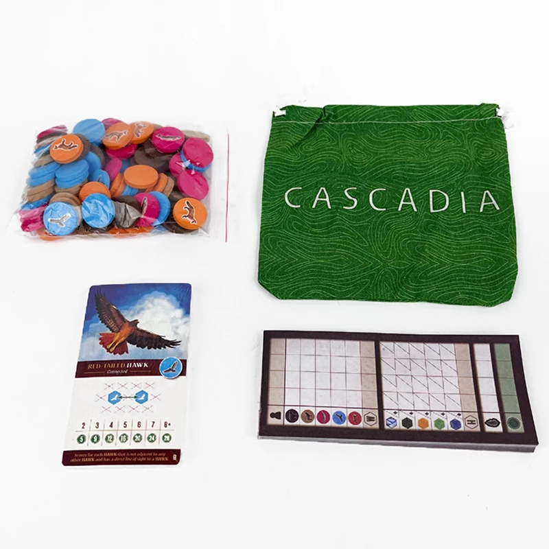 Cascadia Board Game LANDMARKS  - огляд і ціна Board Game Catan